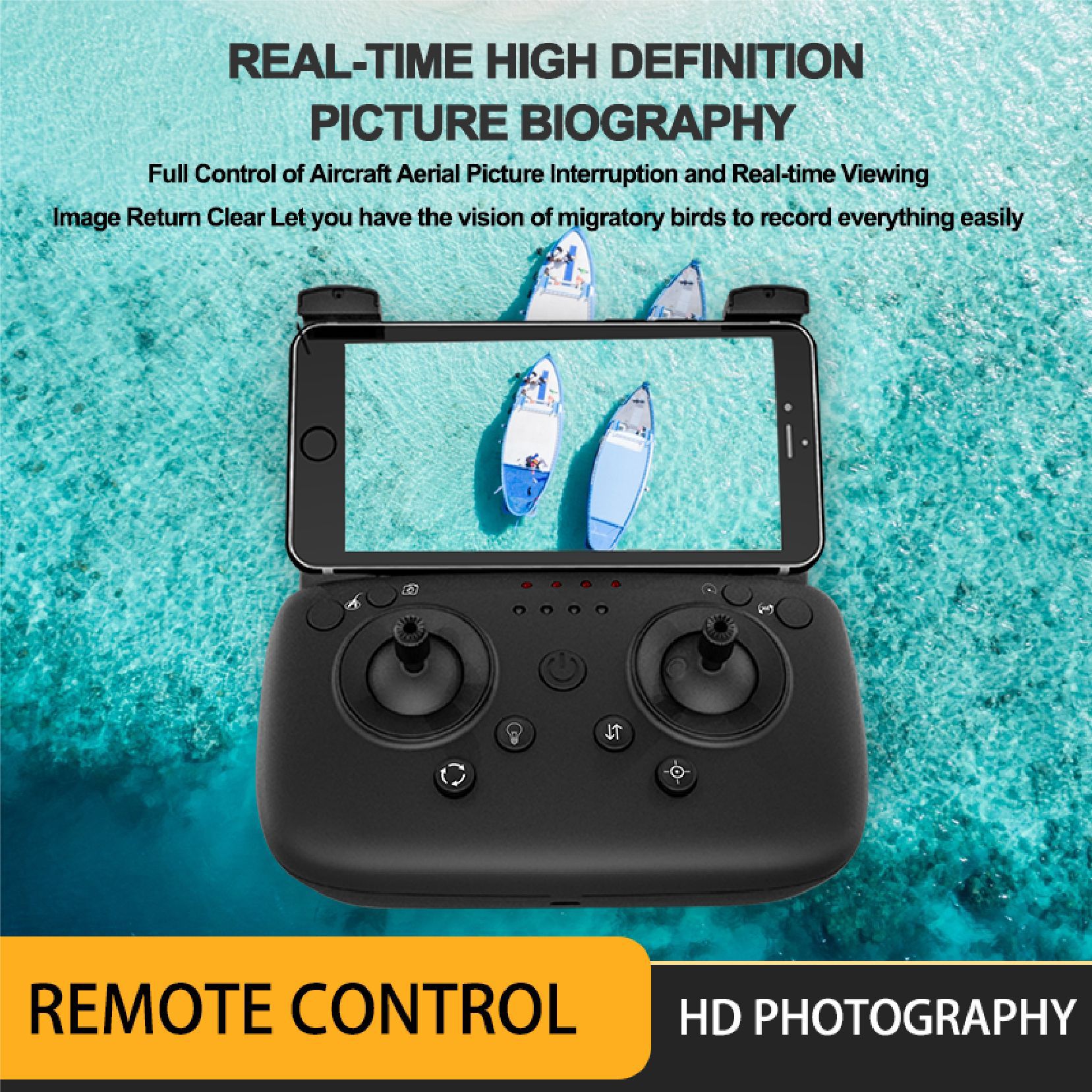 Black Falcon Drone 4K